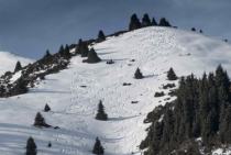 Great slope in Jyrgalan valley