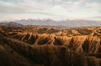 Driving inside Canyon of Forgotten Rivers