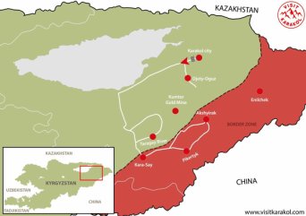 Map - Tour Adveture to Akshyirak Map - Tour Adveture to Akshyirak