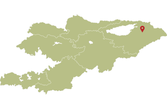 Map of Kyrgyzstan Map of Kyrgyzstan