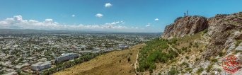 Panoramic view from Sulaiman Too, Osh