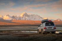 Off-Road in remote areas of Kyrgyzstan
