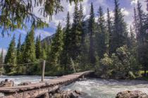 Bridge to Ala-Kul lake