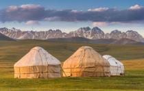 Yurts at Son-Kul lake