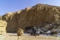 Driving inside Canyon of Forgotten Rivers