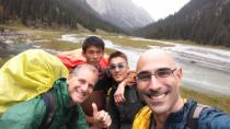 Trekking to Ala-Kul lake