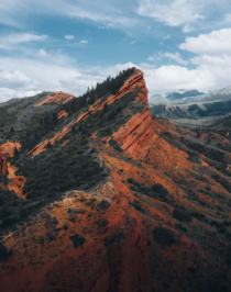 Red rocks of Jety-Oguz valley