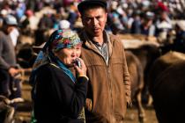 Animal market in Karakol 