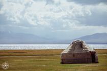 Yurt on Son-Kul lake