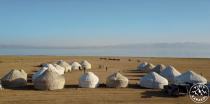 Yurt Camp on Son-Kul lake