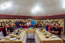 Group picture in Supara restaurant