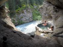 Wild hot springs