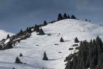 Great slope in Jyrgalan valley