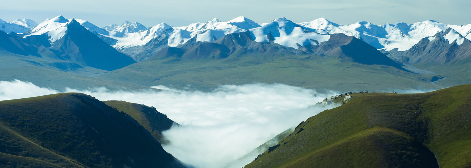 View to Sary-Jaz mountains range View to Sary-Jaz mountains range