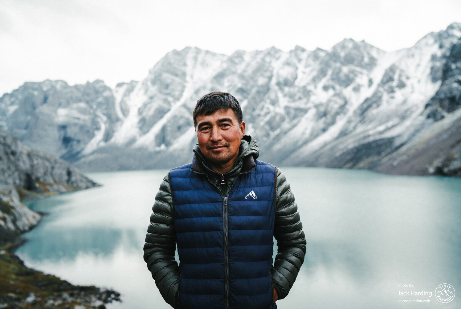 Nurlan, one of our guides from the last few years! Location Ala-Kul, Karakol. Photo by Jack Harding