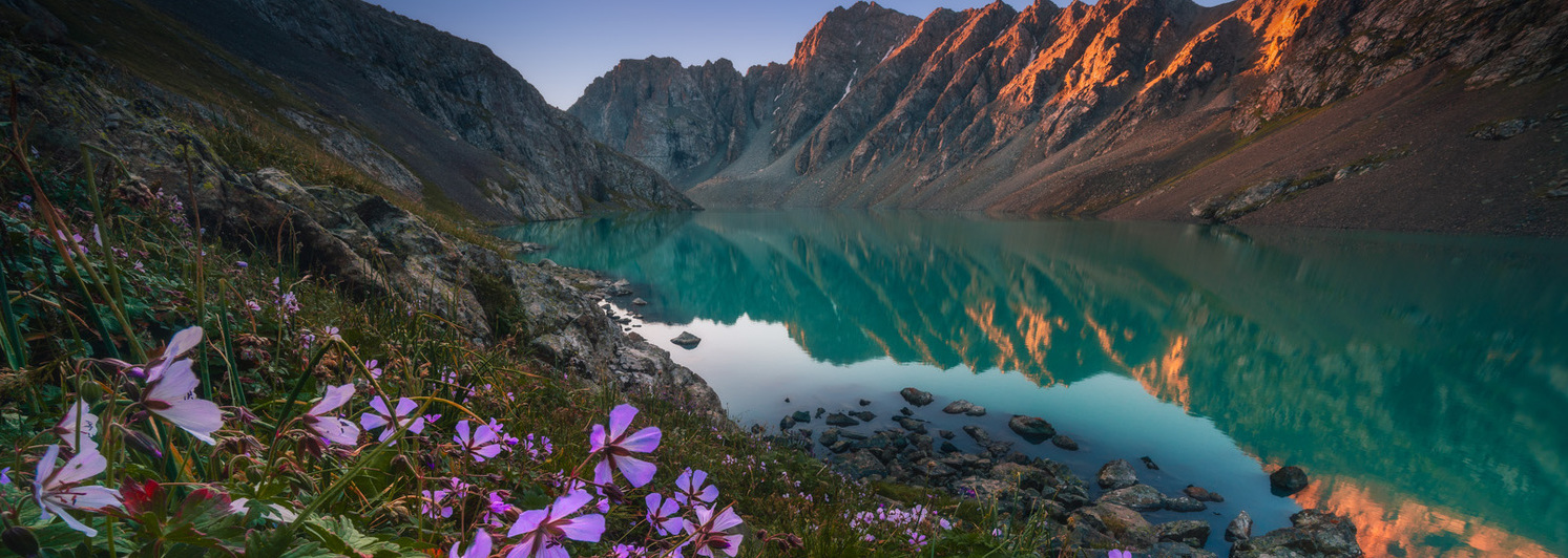 View to Ala-Kul lake