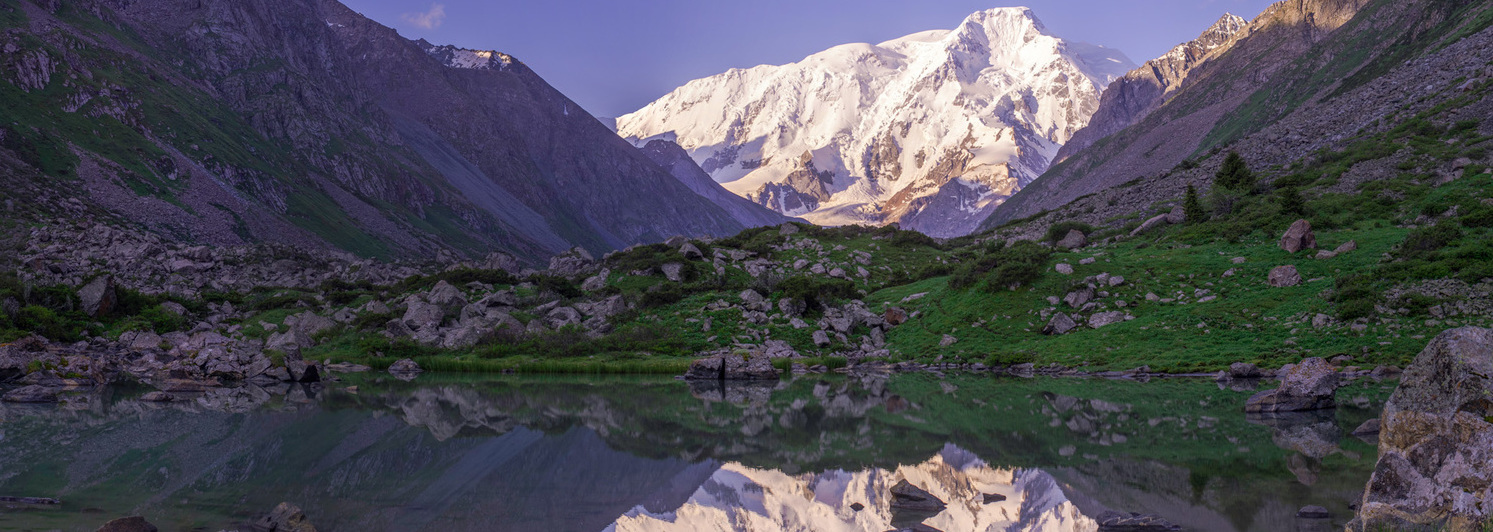 View to Karakol peak