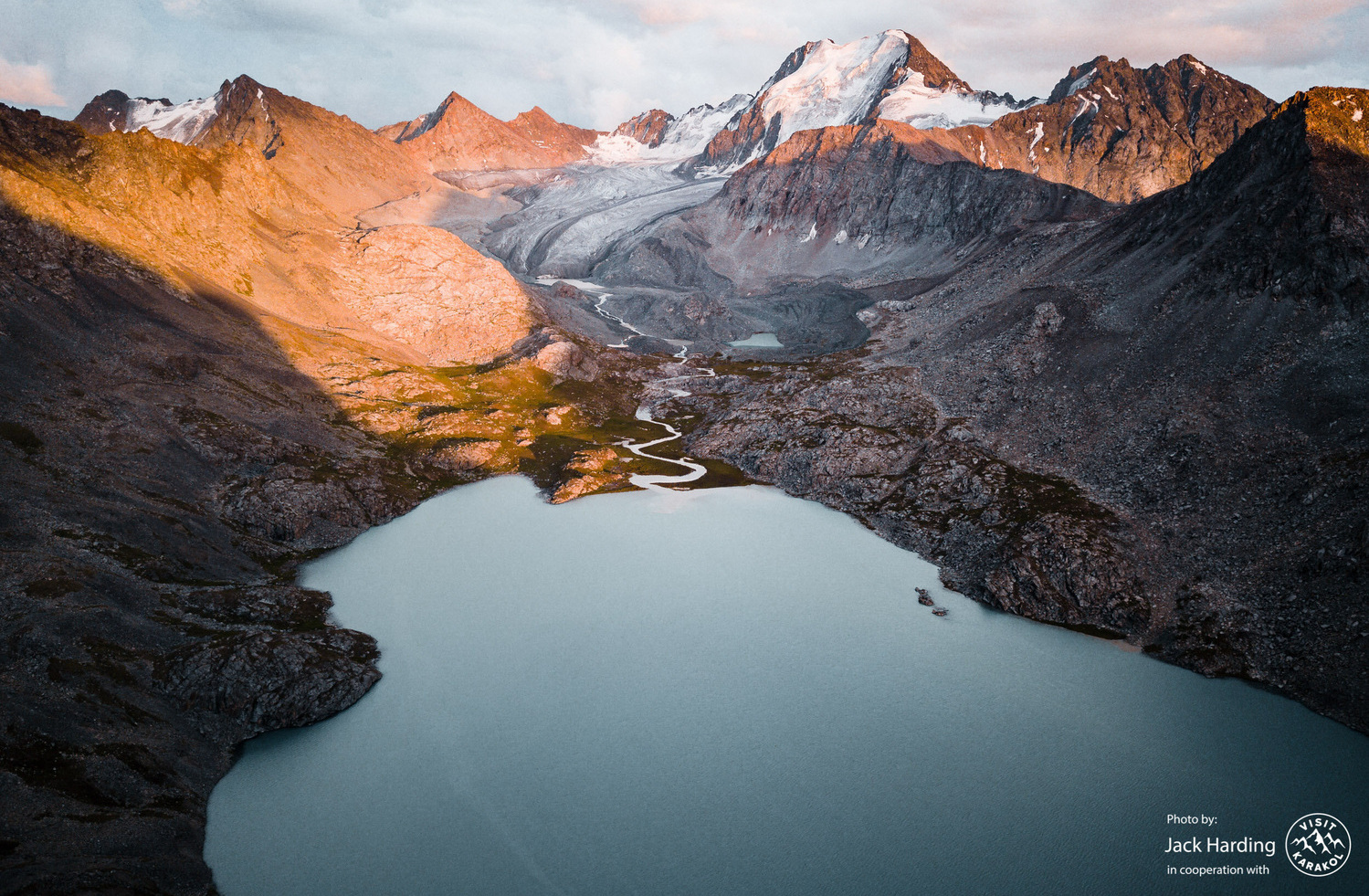 Ala-Kul, potentially the most beautiful lake in Central Asia. Photo Jack Harding