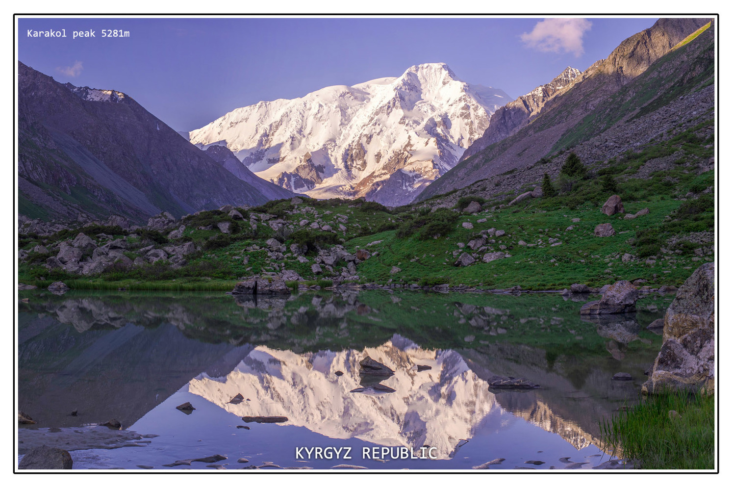 Karakol peak 5281m, Kyrgyzstan 