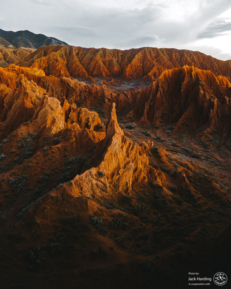 Mars Canyon, one of the most unique places on earth. Aerial by Jack Harding
