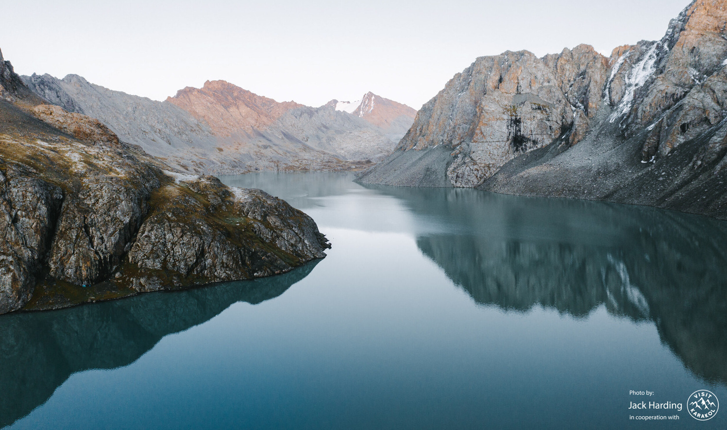 The magical Ala-Kul lake in Karakol. One of our sunrise spots during the trip. Photo by Jack Harding