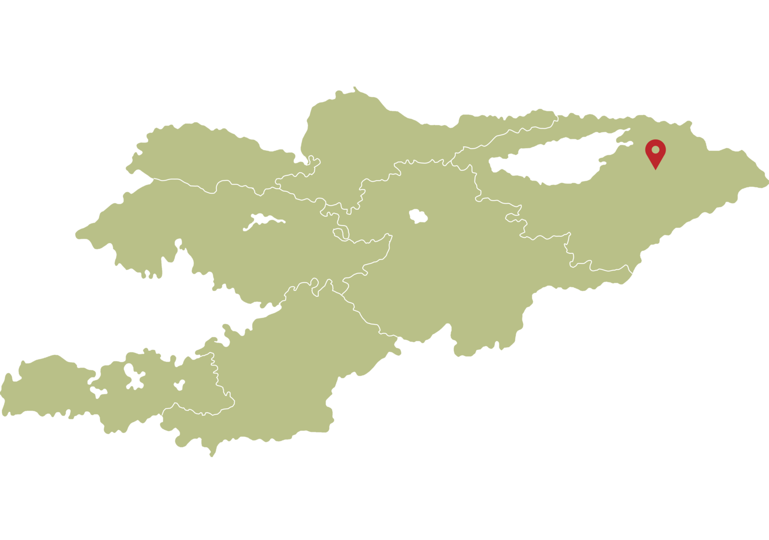 Location of Ala-Kol lake