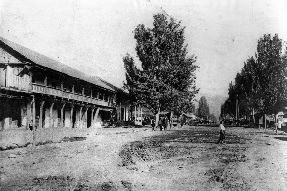 Karakol in the past - main road
