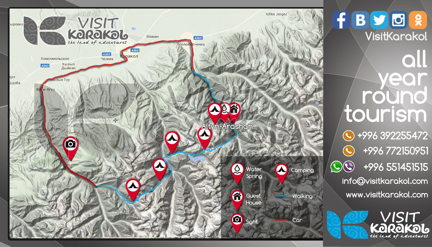 route map