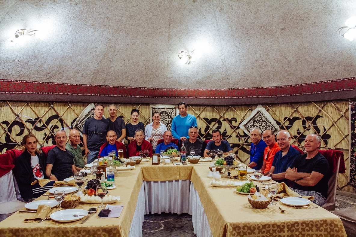Group picture in Supara restaurant